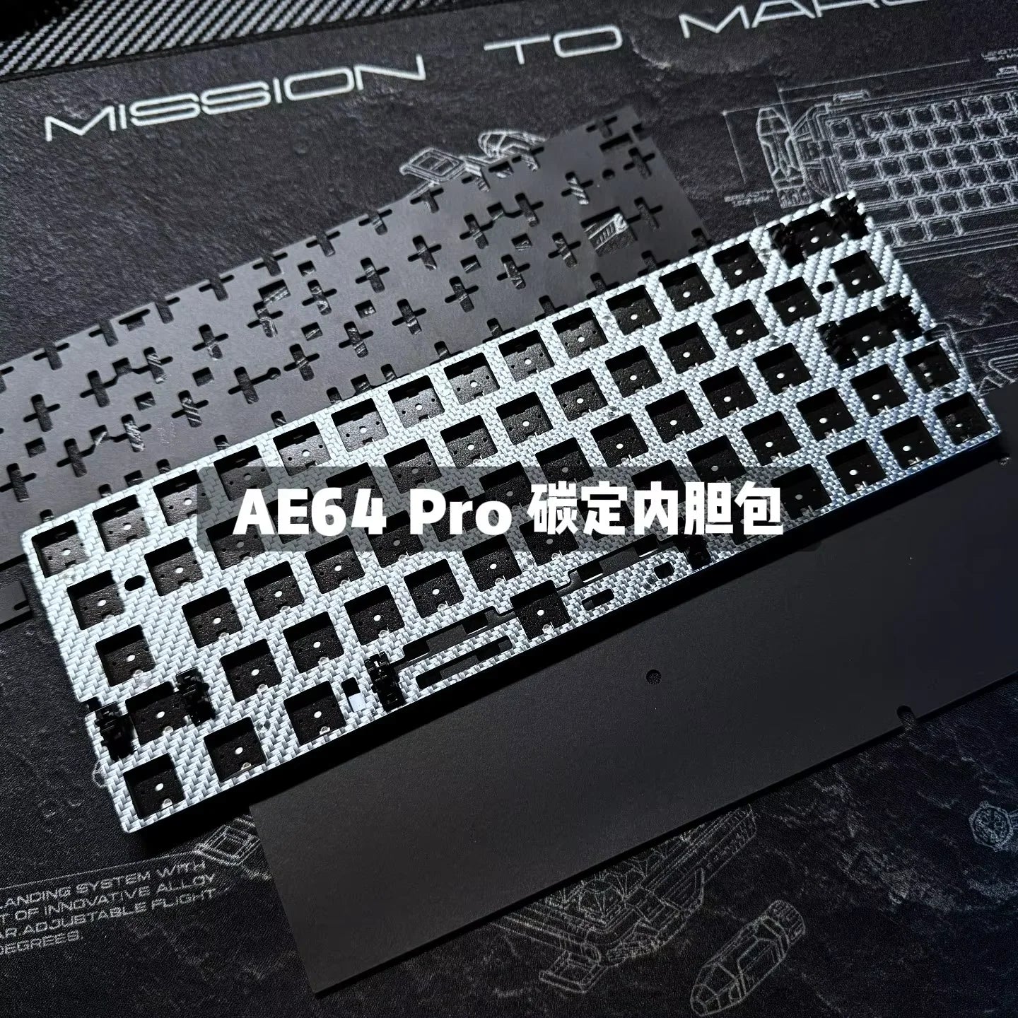 Everglide AE64 Pro HE Gaming Keyboard Hall Effect Magnetic Switch Support RT 0.001MM 8kHz Polling Rate Dual RGB ADC Link SOCD MT