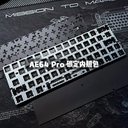 Everglide AE64 Pro HE Gaming Keyboard Hall Effect Magnetic Switch Support RT 0.001MM 8kHz Polling Rate Dual RGB ADC Link SOCD MT