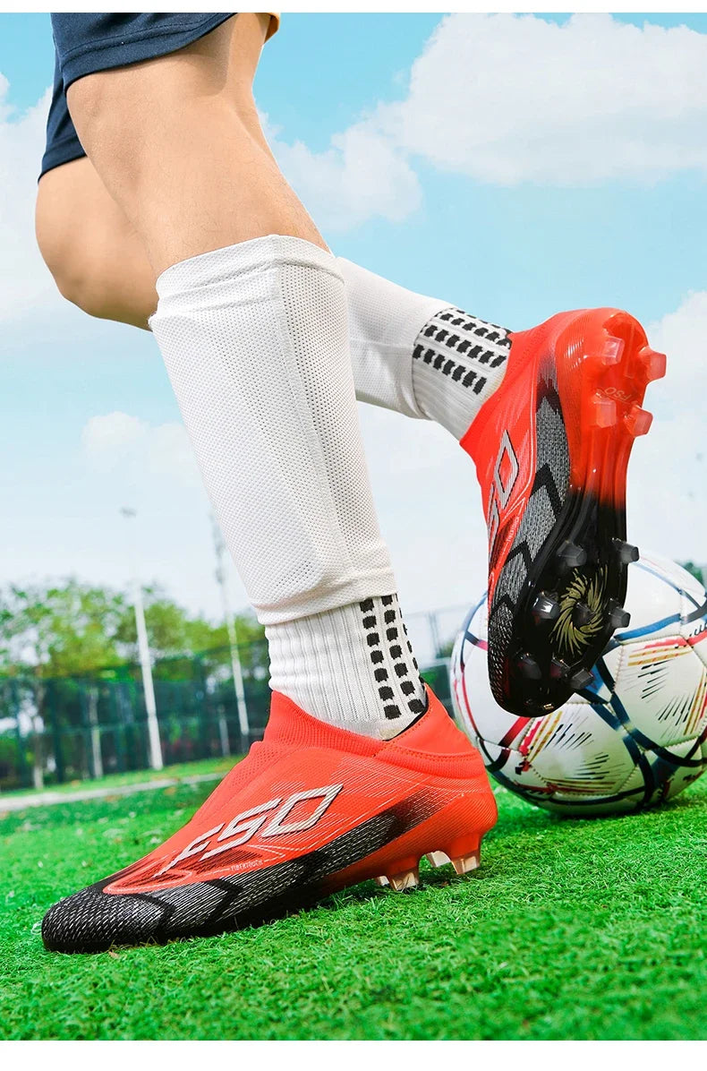 Men New Indoor TF Football Boots High Quality Training Original Male Breathable Non Slip Soccer Shoes Turf Futsal Football Shoes