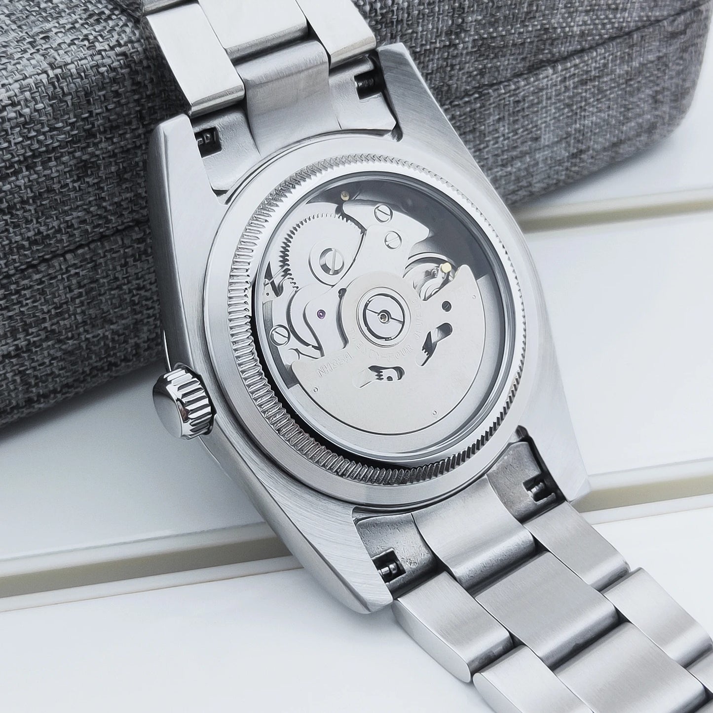 36/39mm Corgeut Luxury NH35 Miyota8215 Automatic Mechanical Wristwatches Numbers Men Watch Sapphire Crystal 10bars Reloj Hombre