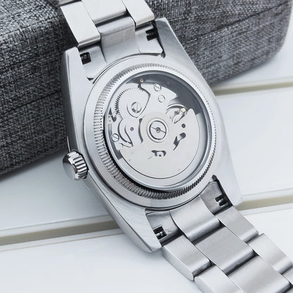 36/39mm Corgeut Luxury NH35 Miyota8215 Automatic Mechanical Wristwatches Numbers Men Watch Sapphire Crystal 10bars Reloj Hombre
