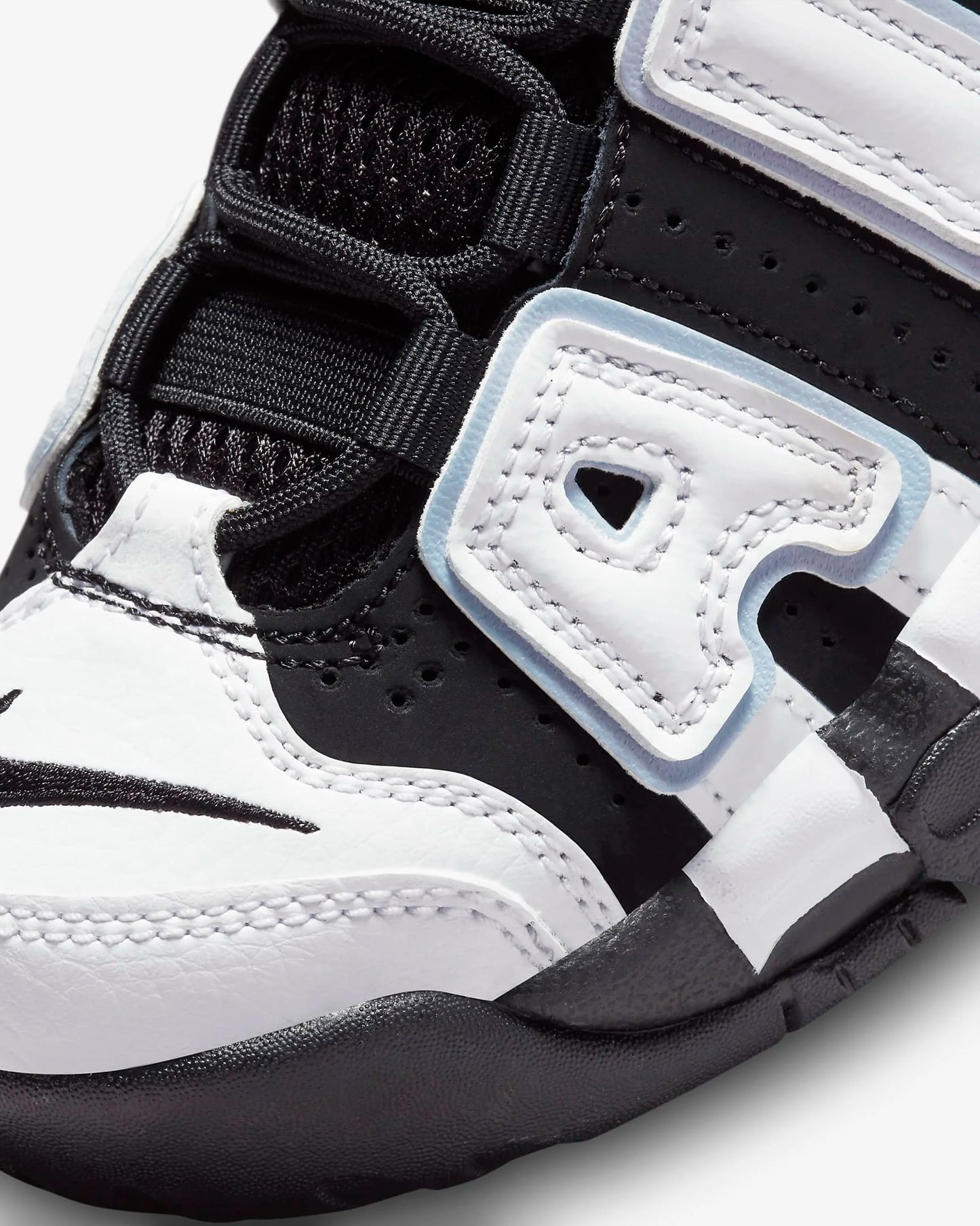 Nike Air More Uptempo leather, trendy, shock-absorbing mid-cut sneakers DQ6200-001