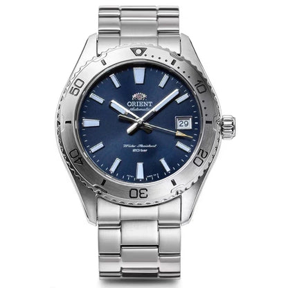 Original Orient Automatic Mechanical Watch 200M Water Resistant Unidirectional Bezel Black Dial Men's Sport Diver Watch