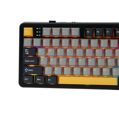EPOMAKER x AULA F108 Full Size 100% ANSI Layout Hot-Swap Wired/2.4GHz/Bluetooth 5.0 Wireless Mechanical Keyboard RGB Backlight