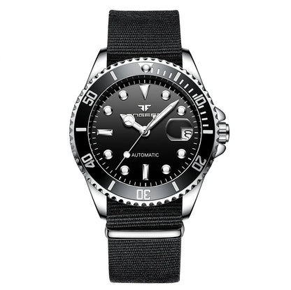 Mechanické náramkové hodinky BINBOND pro muže, luxusní, s luminiscenčními ručičkami, vodotěsné, s automatickým nátahem, s tourbillonem, skeletové