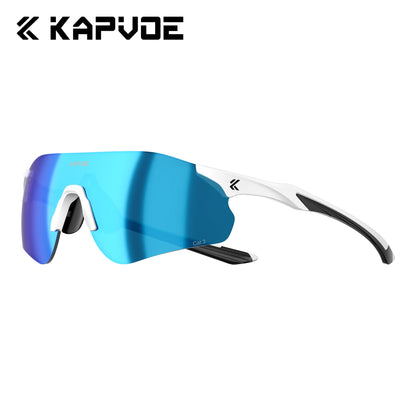 Kapvoe New Outdoor Running Cycling Glasses Bike Photochromic Sunglasses Women Eyewear Men Sports Marathon Bicycle UV400 Goggles
