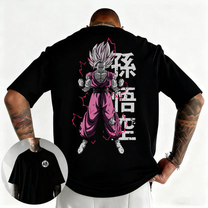 Dragon Ball Japanese Anime Printed Men's T-Shirt Majin Buu Boys Children Harajuku Short Sleeve Kids Goku T-shirt Summer Clothing