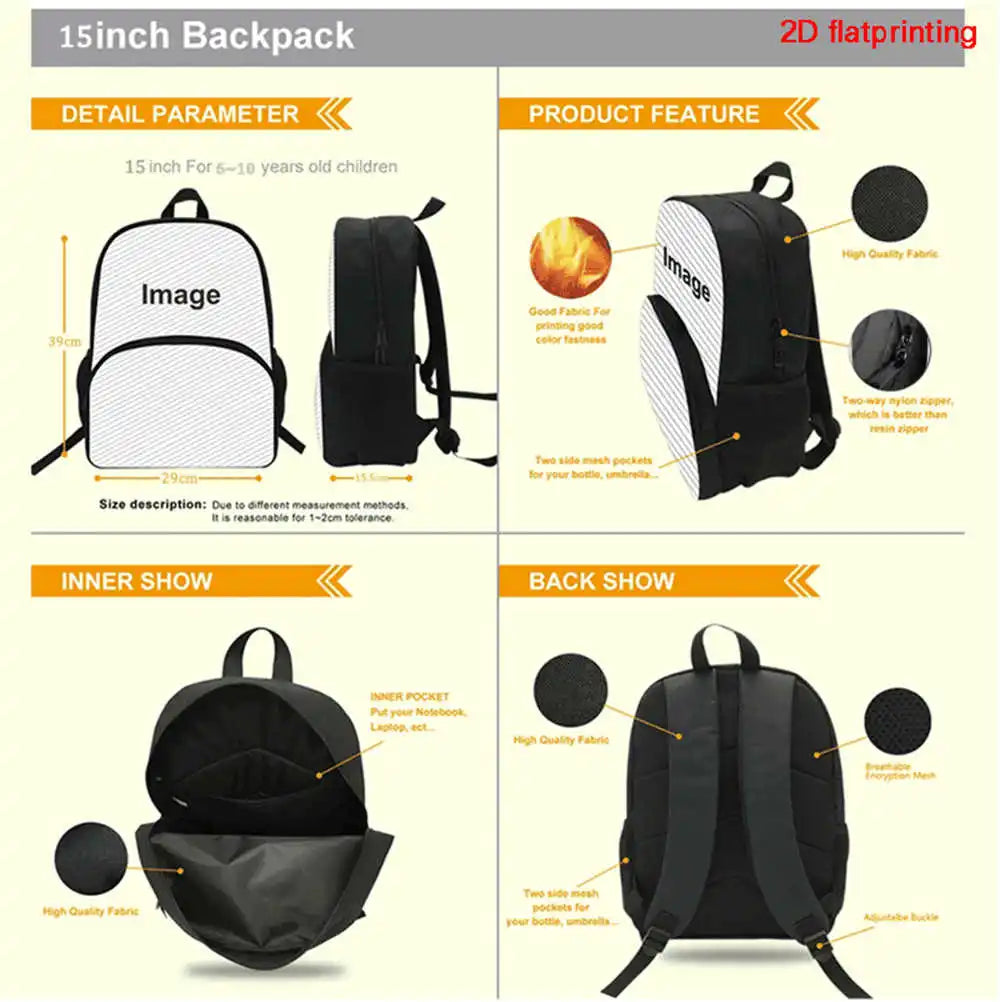 Kids School Backpack with Front Pocket, Light Weight Cartoon Fortnite Children Backpack For Age 6-9, Bags For Boys Girls