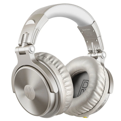 Auscultadores Gaming Sem Fios OneOdio Pro-M Bluetooth 5.2 HiFi Estéreo, 110H de Autonomia com Microfone, Graves Profundos, Dobráveis e Over-Ear