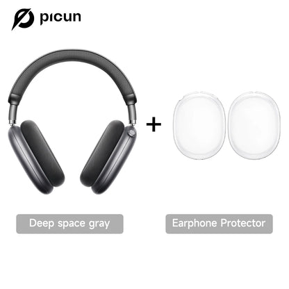 Picun F8 Pro ANC Wireless Headphones with 3D Spatial Audio, Bluetooth 5.4 Head Tracking, -52dB Noise Cancelling, HiFi Gaming Headset