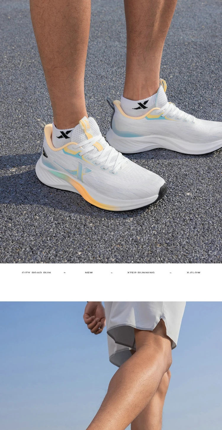 Xtep Light Wing 3 Laufschuhe für Herren – Sommermode, gepolstert, stoßdämpfend, leicht, moderne Sneaker 875219110034