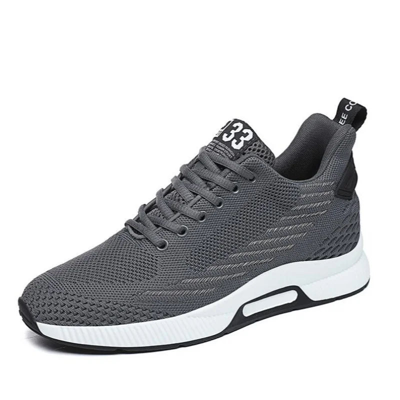 Nouvelles baskets pour homme, chaussures rehaussantes, semelles intérieures de 8 cm, respirantes en maille, chaussures de sport pour augmenter la taille