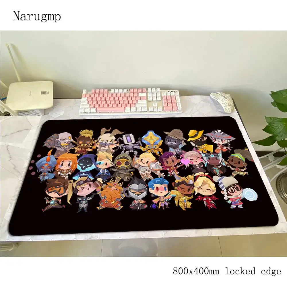 Overwatch mouse pad 80x40cm gaming mousepad game Halloween Gift large mouse pad gamer computer desk big mat notebook mousemat PC