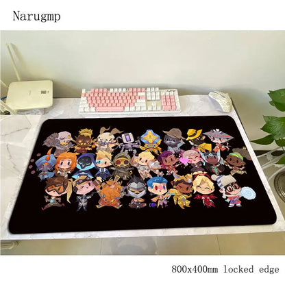 Overwatch mouse pad 80x40cm gaming mousepad game Halloween Gift large mouse pad gamer computer desk big mat notebook mousemat PC