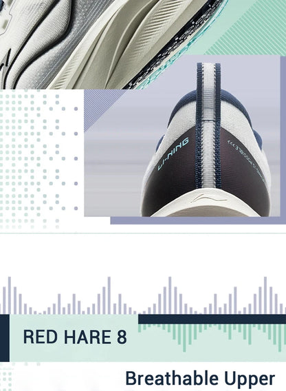 Li-Ning RED HARE 8 racersko til mænd LIGHT FOAM ULTRA reflekterende, støddæmpende og stabile sko LiNing lette sneakers ARPV001