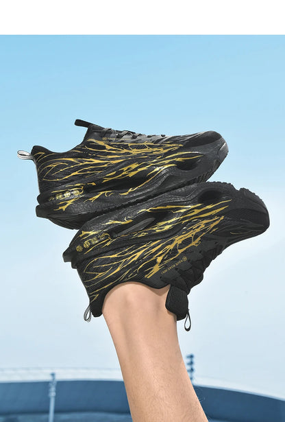 Men Women Ultra Light Carbon Plate Running Shoes Breathable Mesh Upper Soft Midsole Rubber Outsole for Running Training Sneakers