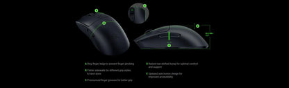 Razer Viper V3 HyperSpeed Wireless Gaming Mouse, 30K DPI Optical Sensor, Lightweight Esports Mouse with Mechanical Switches & Programmable Controls