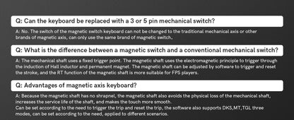 M68HE Pro Hall Effect Mechanical Gaming Keyboard Hot Swap Magnetic Switches Rapid Trigger 8000Hz Polling Rate Keyboard for PC