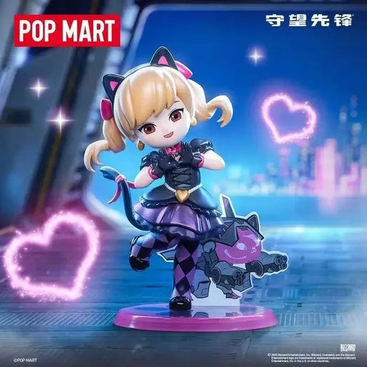 Autentiška POP MART Overwatch Play Of The Game serijos paslapčių dėžutė – PVC kolekcinės figūrėlės, stalo dekoracijos, mergaitės žaislinis modelis gerbėjams