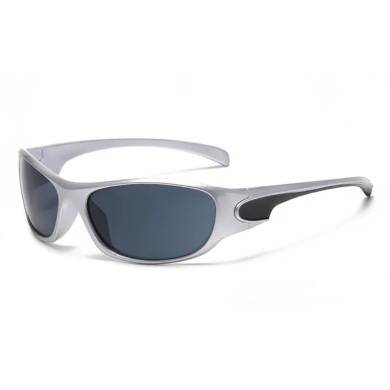 New Punk Y2K Sunglasses Women Goggle Luxury Brand Wrap Square Sun Glasses 2000'S Shades Eyewear UV400 Female Designer Eyeglasses