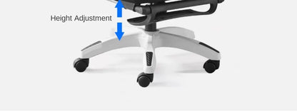 Ergonomic Reclining Seat, Comfortable Office Chair, Household Computer Chair, Student Dormitory, Gaming Chair with  Footrest