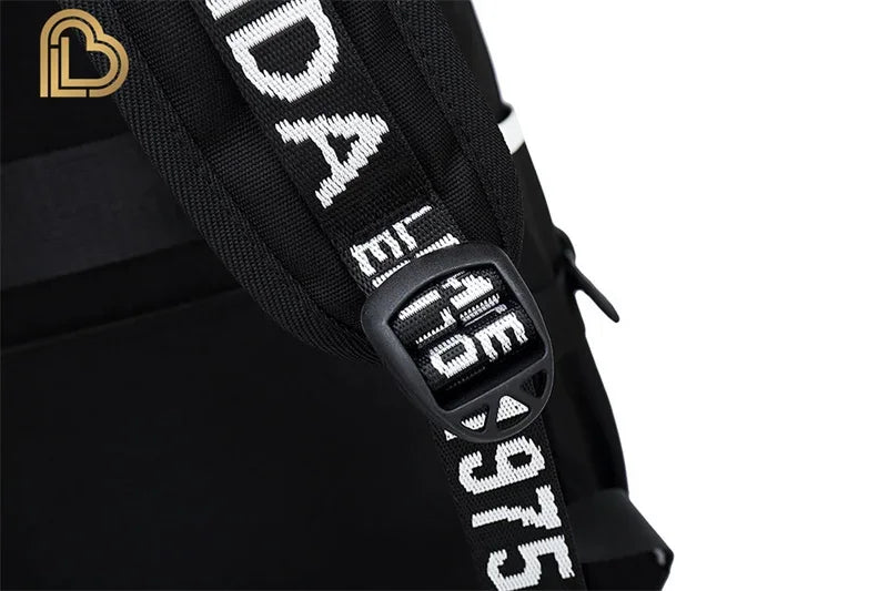 Yule Trooper F-Fortnited Battle Royale Backpack with USB Charging Anime Figures Study Stationery Compartment Students Mochila