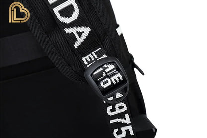 Yule Trooper F-Fortnited Battle Royale Backpack with USB Charging Anime Figures Study Stationery Compartment Students Mochila