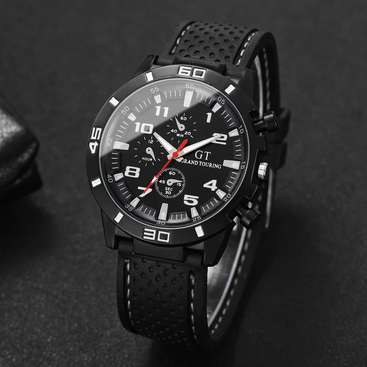 Men Sports Watches Casual Silicone Band Men's Quartz Watch Clock Reloj Hombre（Without Box）