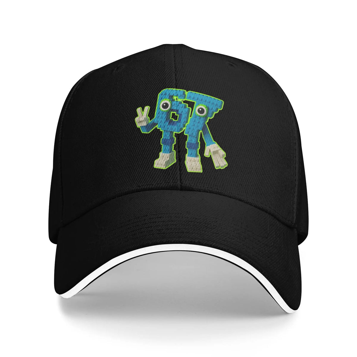 67 Czapka baseballowa z motywem memowym „Brainrot” – czapka typu trucker na lato, czapki sportowe na świeżym powietrzu, czapki hip-hopowe, czapki baseballowe unisex