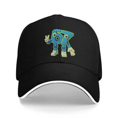 67 Czapka baseballowa z motywem memowym „Brainrot” – czapka typu trucker na lato, czapki sportowe na świeżym powietrzu, czapki hip-hopowe, czapki baseballowe unisex