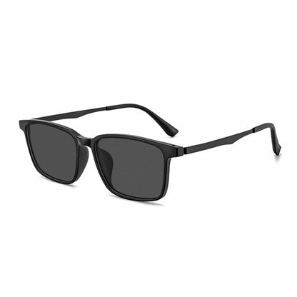 LOERHUNAR High Quality Square Frame TR90 Pure Titanium Myopia Sunglasses for Men Woman UV400 Sunshade Driving Fishing Sunglasses