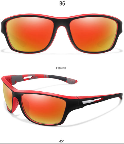 Men Women Polarized Cycling Sunglasses Outdoor Driving Hiking Eyewear Fishing Anti-glare UV400 Protection Sun Glasses