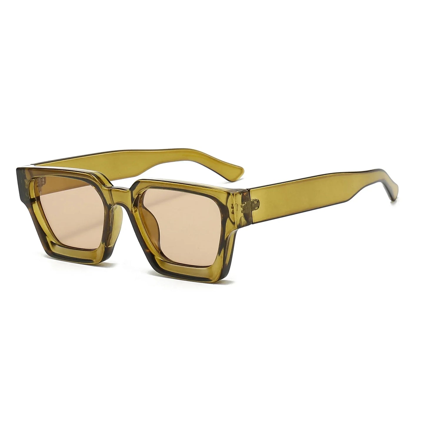 JNPCXI Fashion Square Women Luxury Sunglasses Retro Gradient Blue Designer Men Trending Sun Glasses Shades UV400