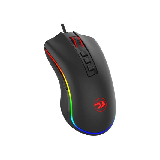Mouse da gaming per PC Redragon M711 cablato, 7 pulsanti programmabili, RGB personalizzabile, 10,000 DPI, ergonomico