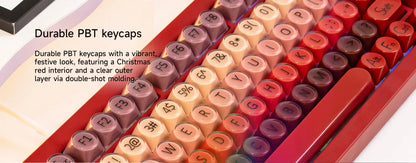 Teclado mecânico gaming AKKO 5075 X Veekos K75, teclado 75% RGB, hot swap 3/5 pinos, com fios, personalizado, com botão rotativo e gasket