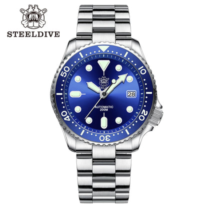Steeldive SD1973 Men's watch Dive Watch Automatic Mechanical Men's watch NH35 Bracelet 41mm  Diver watch men watches