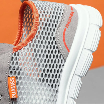 Men's Sneakers Summer Mesh Running Shoes Lightweight and Breathable Sneakers for Men