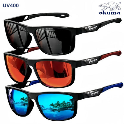 Okum fashion polarized glasses UV400, anti UV, anti glare, strong light, suitable for cycling, driving, fishing, etc