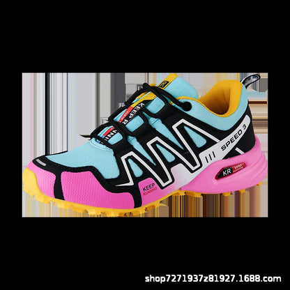 Autumn Hiking Shoes Women Men Low-top Style All-match Non-Slip Flat Training Sneakers Unisex Walking Trendy Sports Casual Shoes