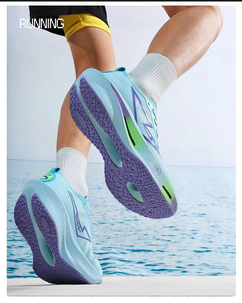 Men Sports Running Shoes Casual Marathon Breathable Lightweight Women's Comfortable Athletic Nonskid Walking Sneakers