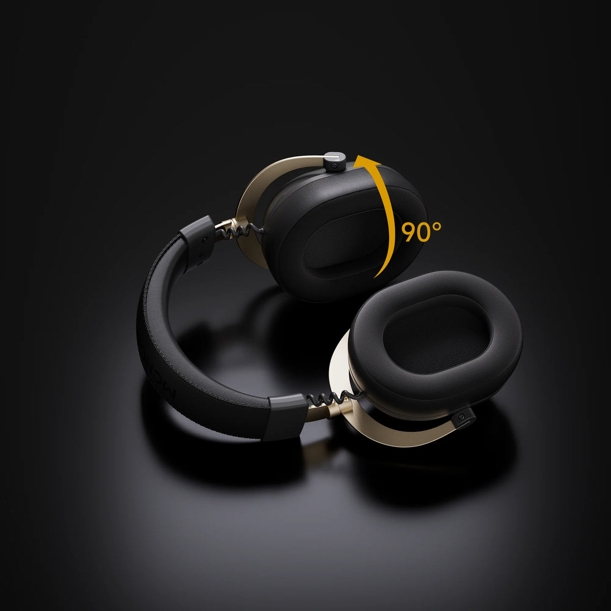 Casque de jeu sans fil magnétique MCHOSE V9 Turbo+ avec son surround 7.1 90 °   Écouteurs pivotants à faible latence avec chargement magnétique RGB
