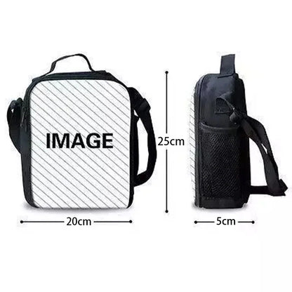 New Game FortniteS Child Insulated Large Capacity Bag for Boy and Girl Student Outdoor Picnic Resuable Thermal Cooler Lunch Box