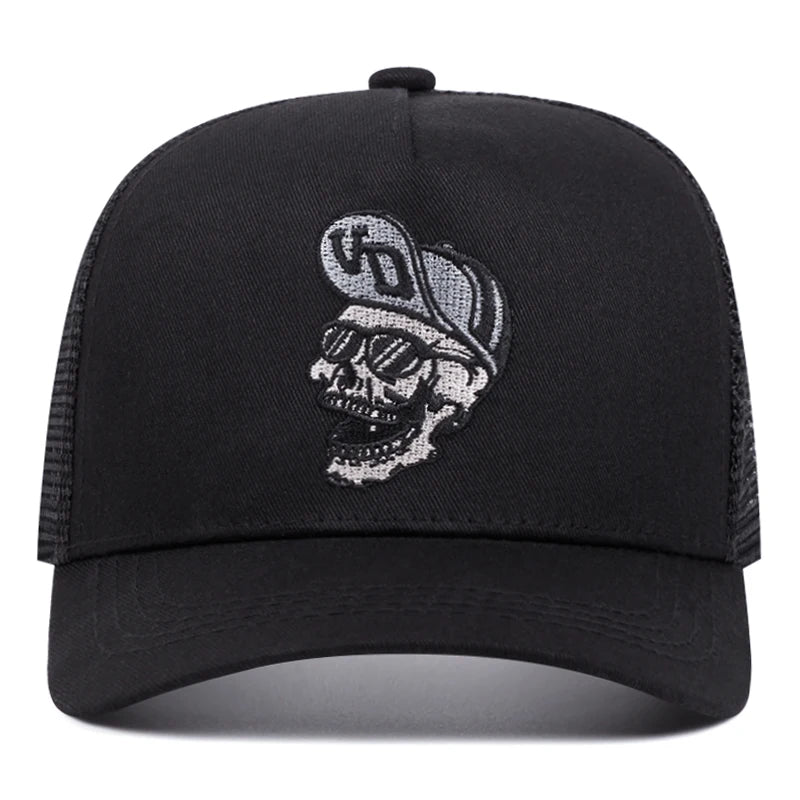 Hip hop VD portrait embroidered baseball cap men's and women's outdoor sports events American trucker hat trend fashion