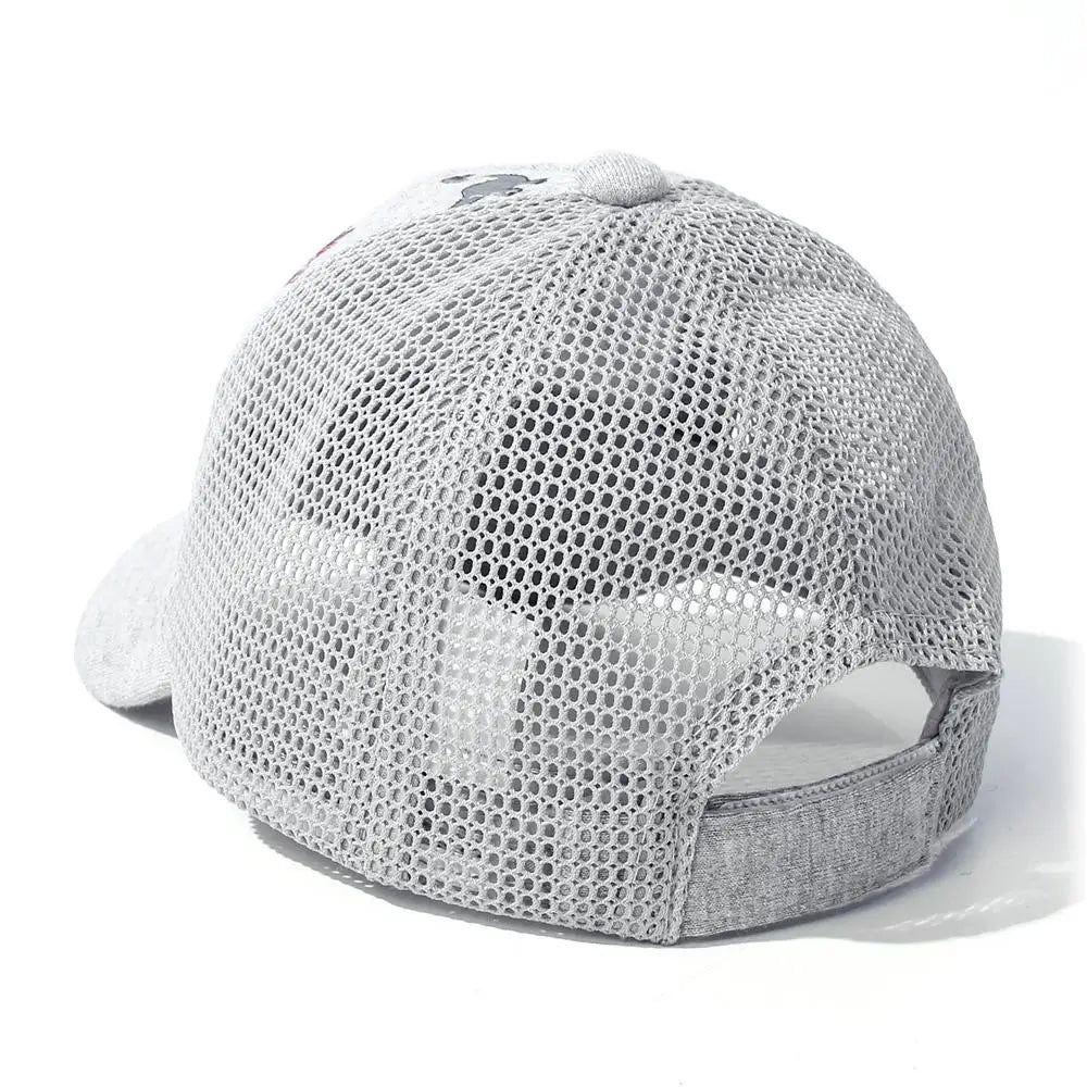Toddler Baseball Hat Sun Protection Baby Cap Adjustable Fit Mesh Baseball Hat Outdoor Beach Sun Cap for Kids 1-5Years