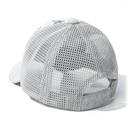 Toddler Baseball Hat Sun Protection Baby Cap Adjustable Fit Mesh Baseball Hat Outdoor Beach Sun Cap for Kids 1-5Years