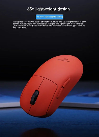 Zaopin Z2 Wireless Gaming Mouse 3-Mode PAW3395 4K Polling Rate Lightweight Esports Mouse for PC, Laptop & Gaming
