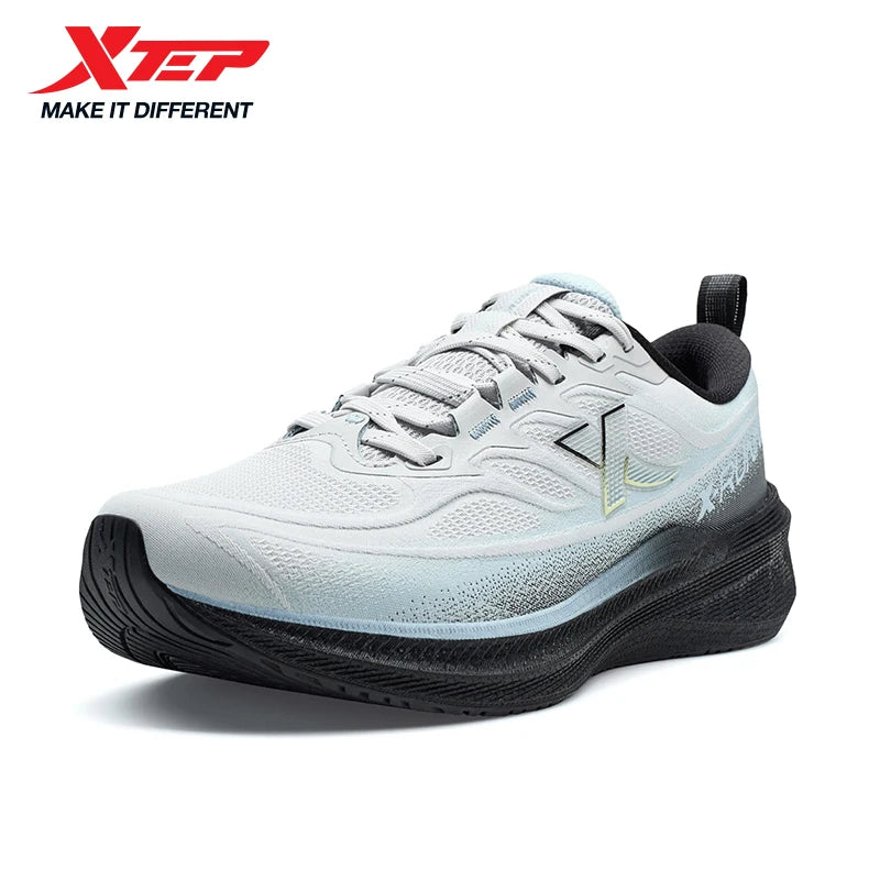 Xtep Running Shoes For Men 2025 Winter Trendy Shock Absorption Cushioning Non-Slip Comfortable Lace Up Sneakers 875419110045