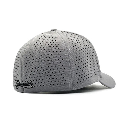 Nagy fejméretű, hátul zárt, 5 cm-es rövid karimájú baseball sapka férfiaknak, hálós, testre szabott sapkák, rugalmas, teljesen zárt sapkák, 56–60 cm, 61–65 cm