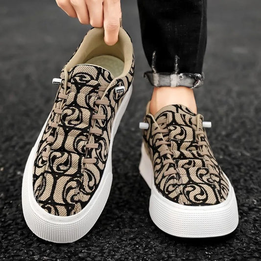Designer black sneakers for men, running and walking shoes, frenulum-free canvas summer shoes, 2024 trend, men's luxury sneakers