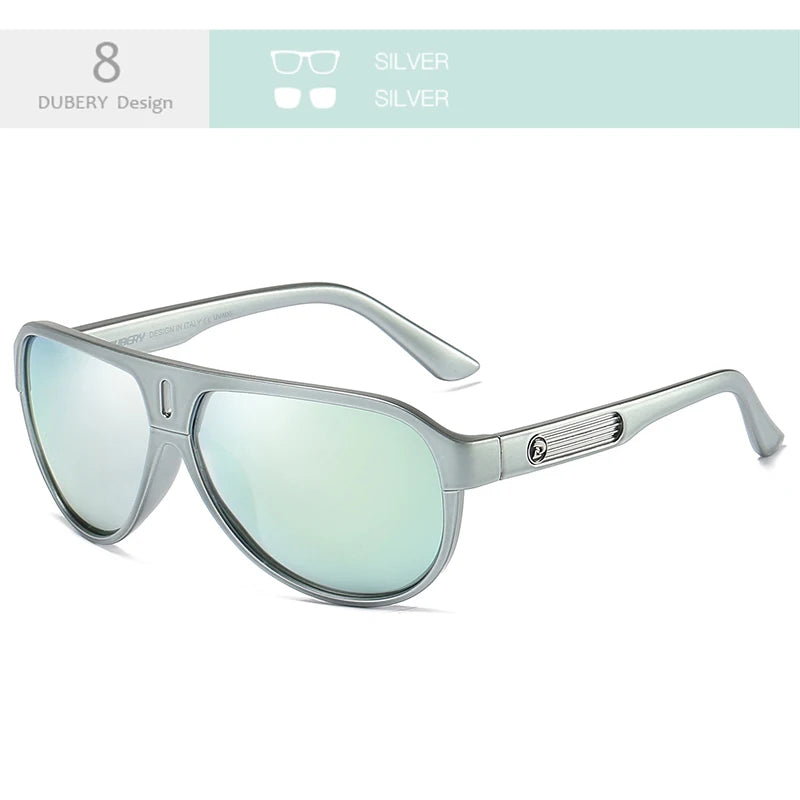 DUBERY Polarized UV400 Protection Sunglasses For Men And Women 9 Colors Model 163